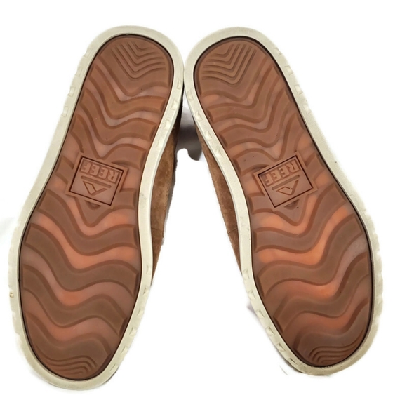 REEF Men's Voyage Low Brown Dressinn Suede Size 9 - Picture 8 of 11